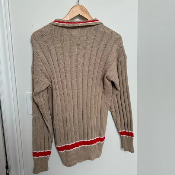 Neutral vintage polo assn cable knit preppy knit S - Picture 6 of 6